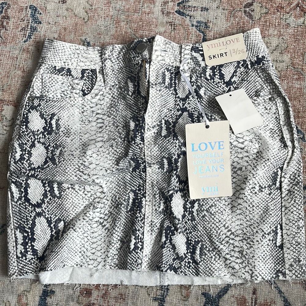 YMI jeans skirt. Size 3
